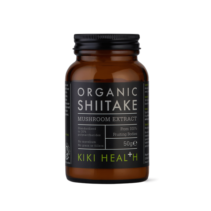 Kiki Health Organic Shiitake Mushroom Extract Powder 50g - Dennis the Chemist