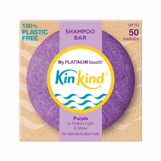 KinKind Shampoo Bar Purple 50g - Dennis the Chemist