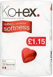Kotex Maxi 16 pads - Dennis the Chemist