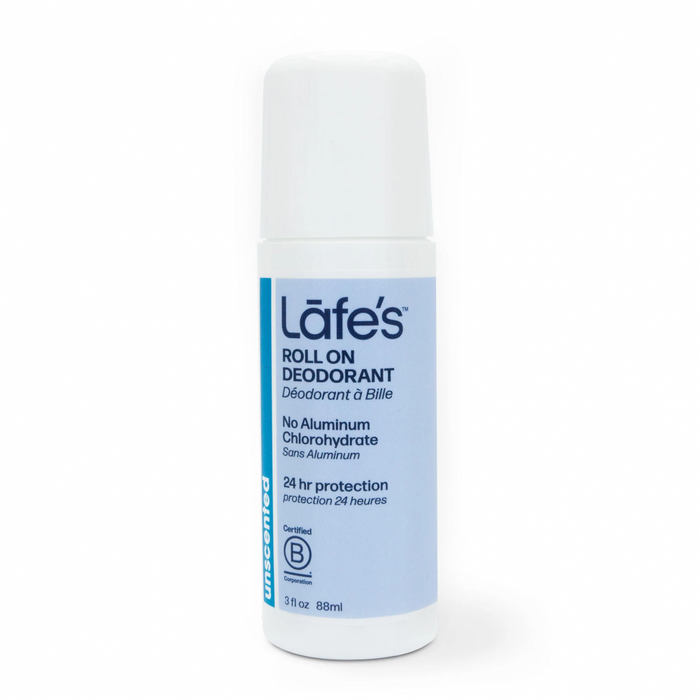 Lafe's Roll On Deodorant Unscented 88ml - Dennis the Chemist