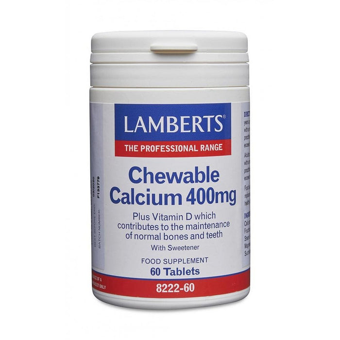 Chewable Calcium 400mg 60's - Dennis the Chemist