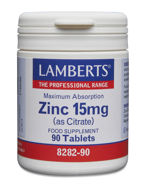Lamberts Zinc 15mg (as Citrate) 90's - Dennis the Chemist