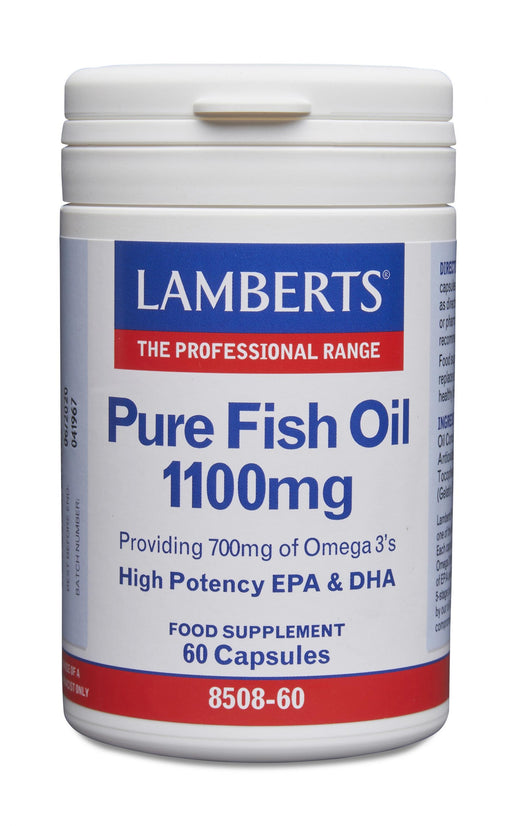 Pure Fish Oil 1100mg 60's - Dennis the Chemist