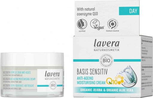 Lavera Basis Sensitiv Anti-Ageing Moisturising Cream 50ml - Dennis the Chemist