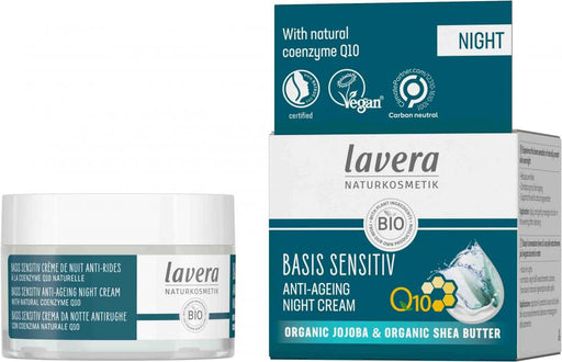 Lavera Basis Sensitiv Anti-Ageing Night Cream 50ml - Dennis the Chemist