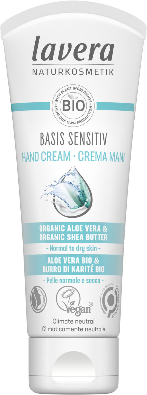 Lavera Basis Sensitiv Hand Cream 75ml - Dennis the Chemist