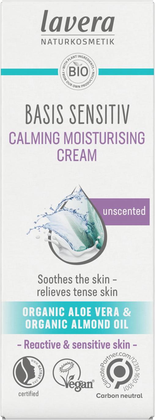 Lavera Basis Sensitiv Calming Moisturising Cream 50ml - Dennis the Chemist
