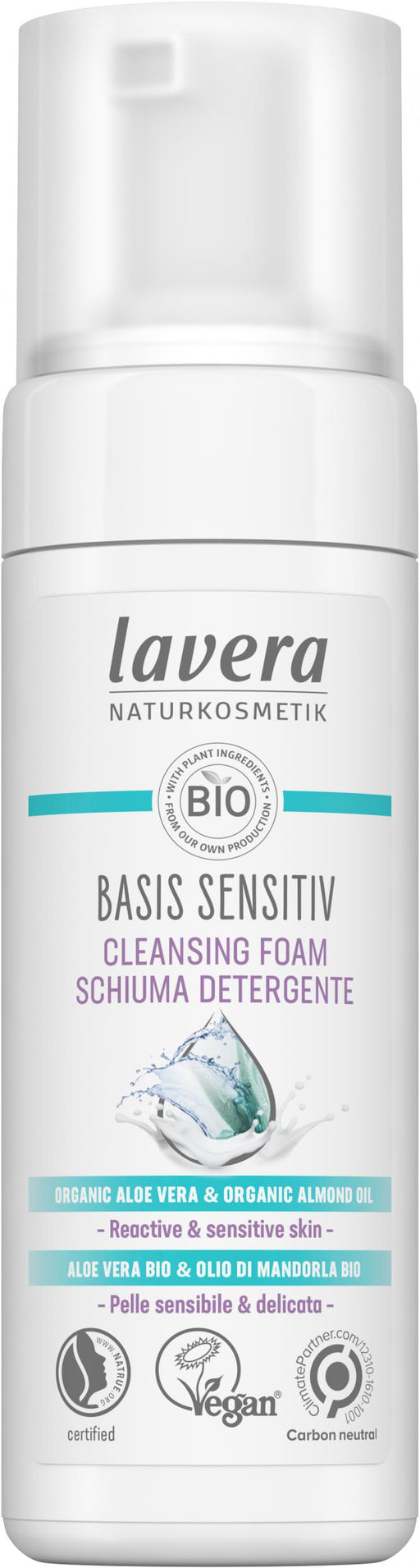 Lavera Basis Sensitiv Cleansing Foam 150ml - Dennis the Chemist