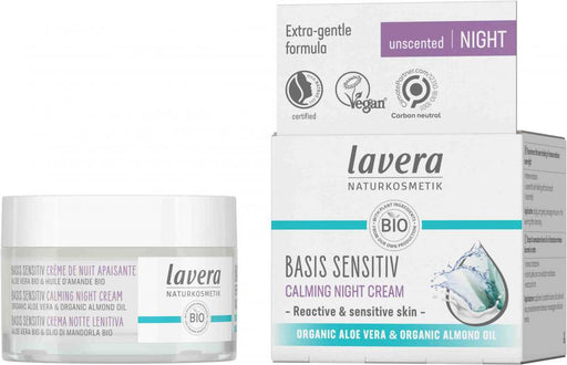 Lavera Basis Sensitiv Calming Night Cream 50ml - Dennis the Chemist