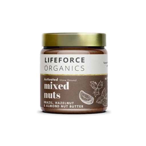 Lifeforce Organics Activated Mixed Nut Butter 220g x 6 CASE - Dennis the Chemist