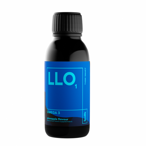 Lipolife LLO1 Omega 3 Pineapple Flavour (Liposomal) 150ml - Dennis the Chemist