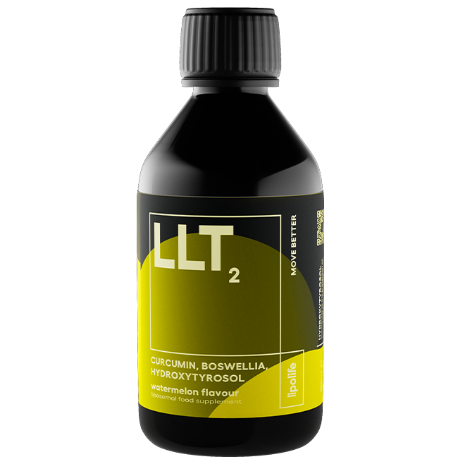 Lipolife LLT2 Curcumin, Boswellia, Hydroxytyrosol 240ml (Liposomal) - Dennis the Chemist