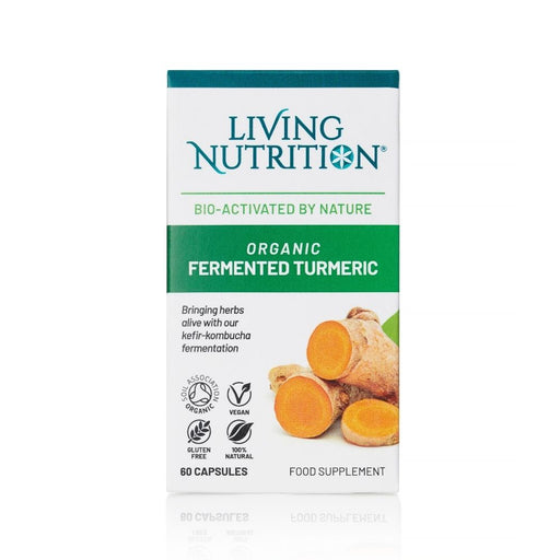 Living Nutrition Organic Fermented Turmeric 60's - Dennis the Chemist