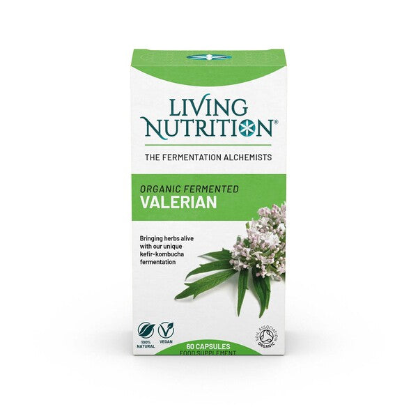 Living Nutrition Organic Fermented Valerian 60's - Dennis the Chemist
