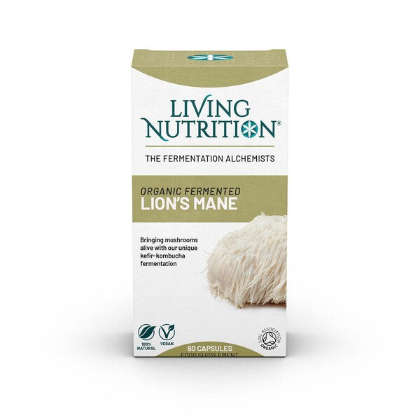 Living Nutrition Organic Fermented Lion's Mane 60's - Dennis the Chemist