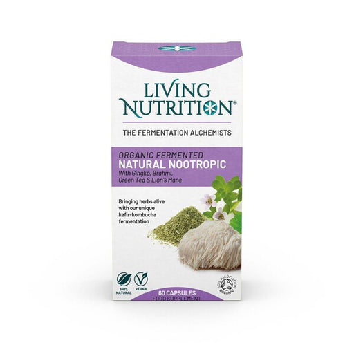 Living Nutrition Organic Fermented Natural Nootropic 60's - Dennis the Chemist