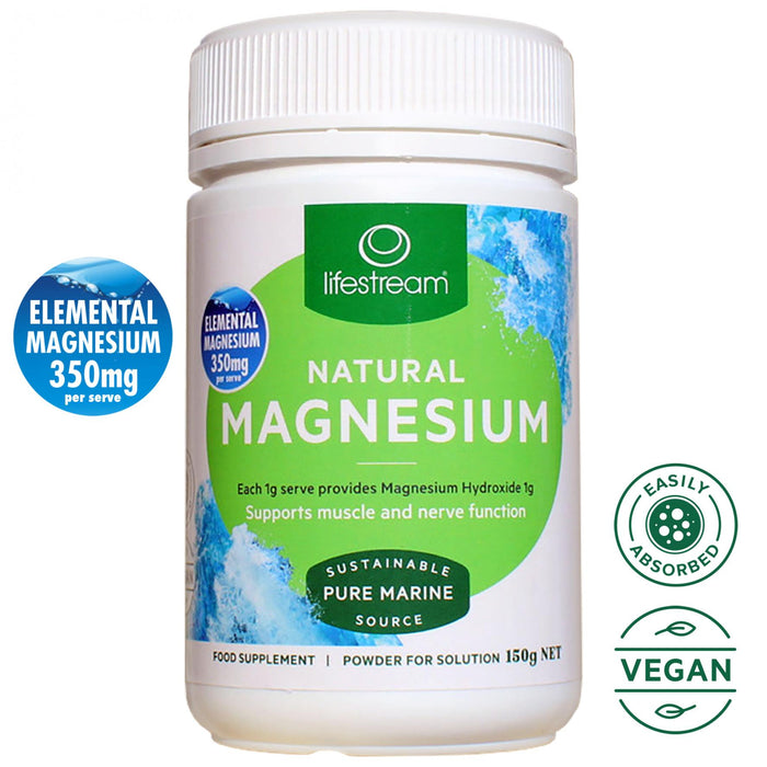 LifeStream Natural Magnesium 150g - Dennis the Chemist