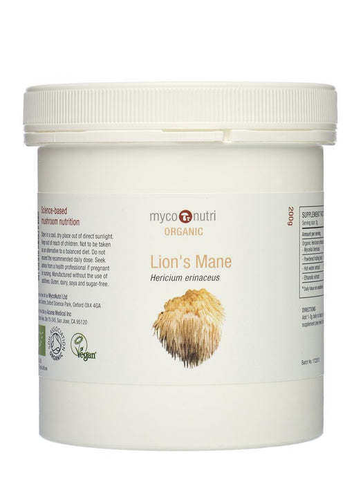 MycoNutri Lion's Mane (Organic) 200g - Dennis the Chemist