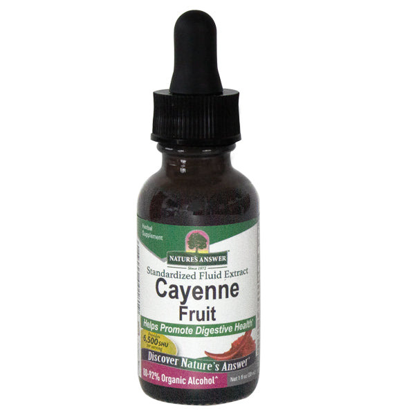 Nature's Answer Cayenne Fruit (Organic Alcohol) 30ml - Dennis the Chemist