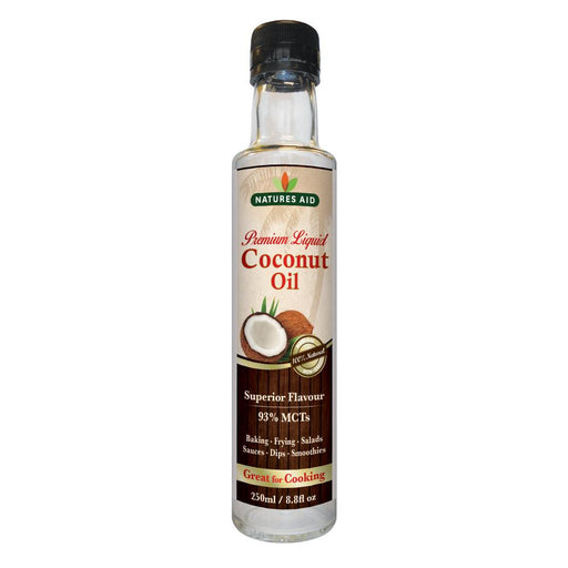 Natures Aid Premium Liquid Coconut Oil 250ml - Dennis the Chemist