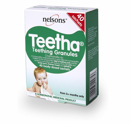 Nelsons Teetha® Teething Granules (Sachets) 40's - Dennis the Chemist
