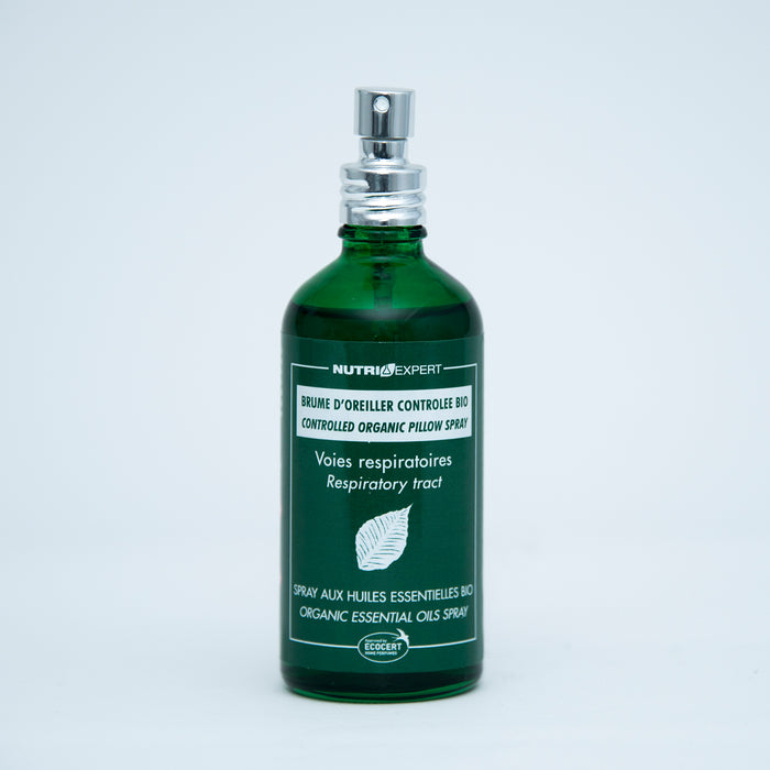 Nutri Expert Controlled Organic Pillow Spray Respiratory Tract (Green Bottle) 100ml - Dennis the Chemist