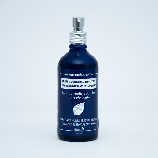 Nutri Expert Controlled Organic Pillow Spray For Restful Nights (Blue Bottle) 100ml - Dennis the Chemist
