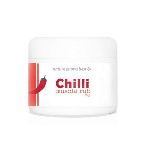 Nature Knows Best Chilli Muscle Rub 30g - Dennis the Chemist