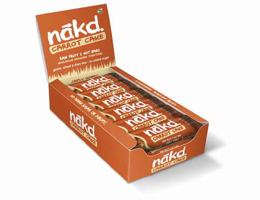 Nakd Carrot Cake 18 x 35g Bar (CASE) - Dennis the Chemist