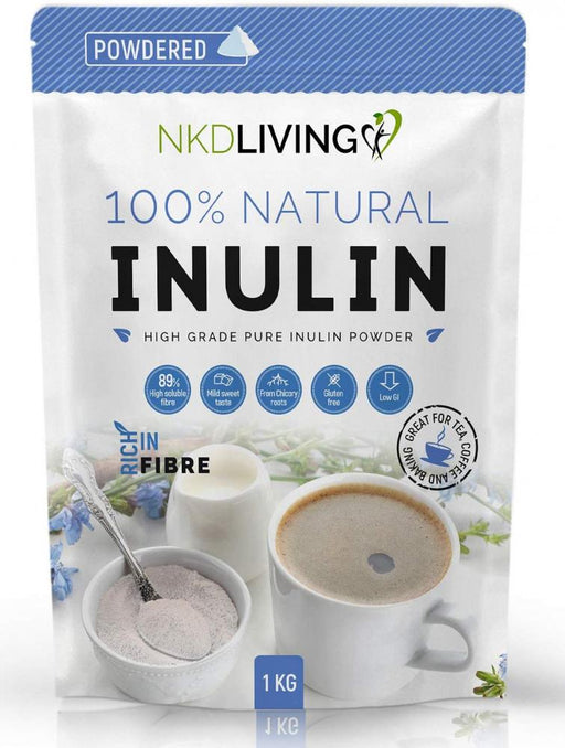 NKD LIVING 100% Inulin High Grade Pure Inulin 1kg (Powered) - Dennis the Chemist