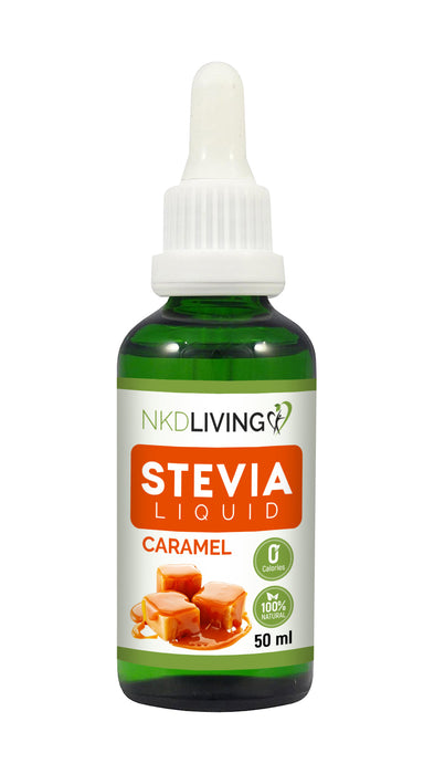 NKD LIVING Stevia Liquid Caramel 50ml - Dennis the Chemist