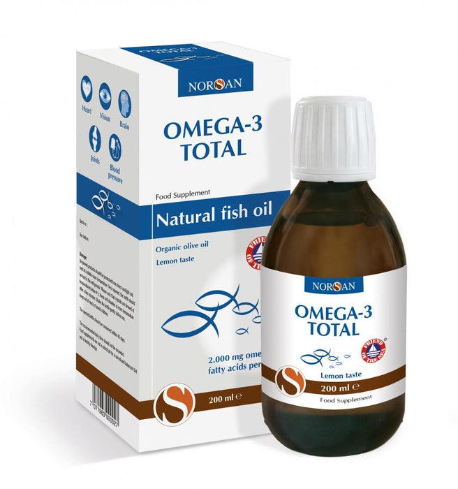 Norsan Omega-3 Total Natural Fish Oil 200ml - Dennis the Chemist