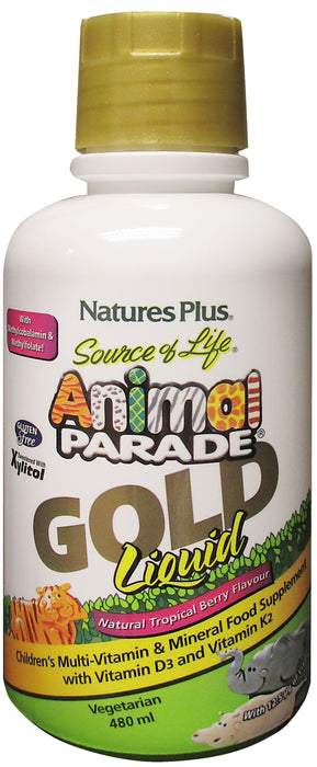 Source of Life Animal Parade GOLD Liquid Natural Tropical Berry Flavour 480ml - Dennis the Chemist