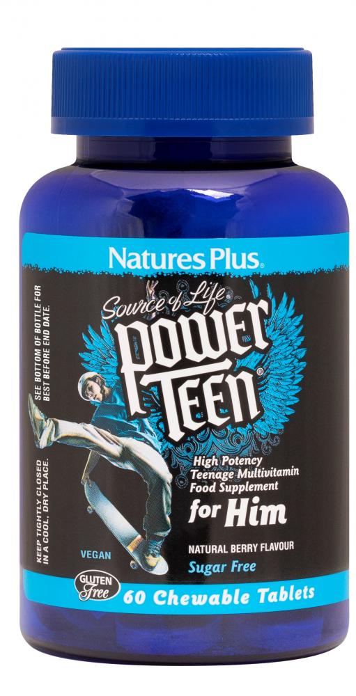 Nature's Plus Source of Life Power Teen for Him 60's - Dennis the Chemist