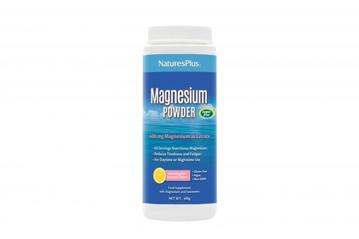 Nature's Plus Magnesium Powder Pink Lemonade 408g - Dennis the Chemist