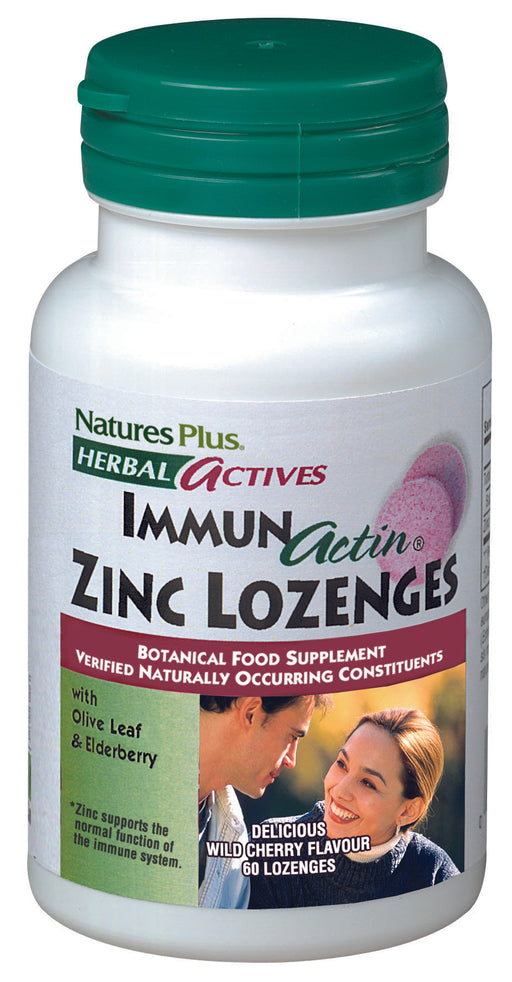 Nature's Plus ImmunActin Zinc Lozenges 60's - Dennis the Chemist