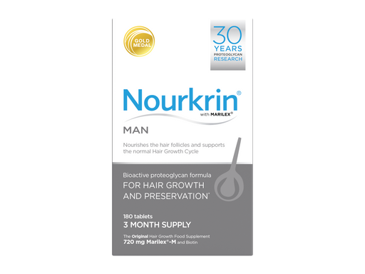 Nourkrin Man For Hair Growth and Preservation 180's - Dennis the Chemist