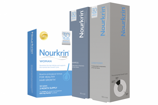 Nourkrin Woman Value Pack 180's + Shampoo & Conditioner - Dennis the Chemist