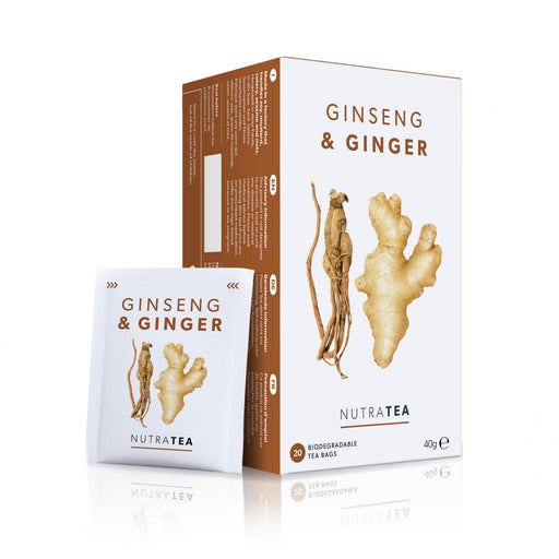 Nutratea Ginseng & Ginger Tea Bags 20's - Dennis the Chemist