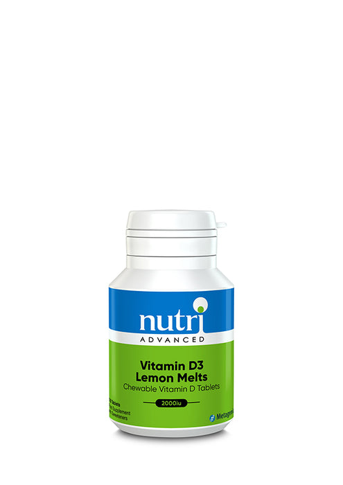 Nutri Advanced Vitamin D3 Lemon Melts 2000 120's - Dennis the Chemist