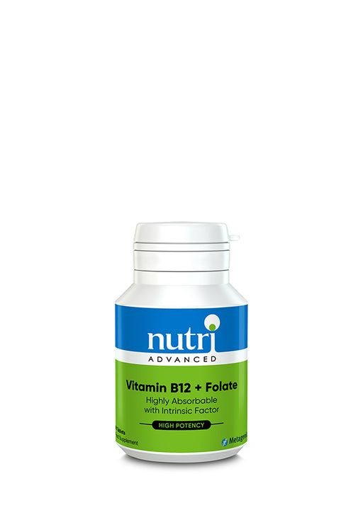 Nutri Advanced Vitamin B12 + Folate 60's - Dennis the Chemist