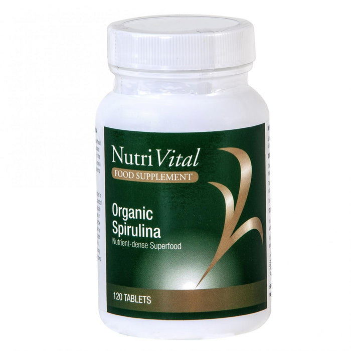 Nutrivital Organic Spirulina Tablets 120's - Dennis the Chemist