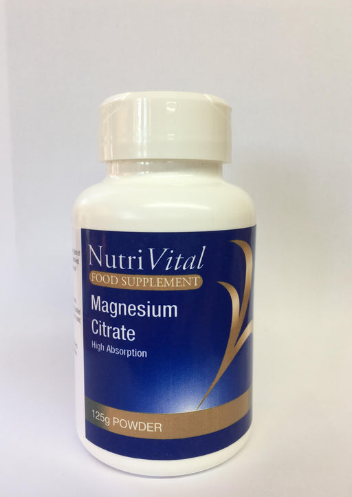 Nutrivital Magnesium Citrate 125g - Dennis the Chemist