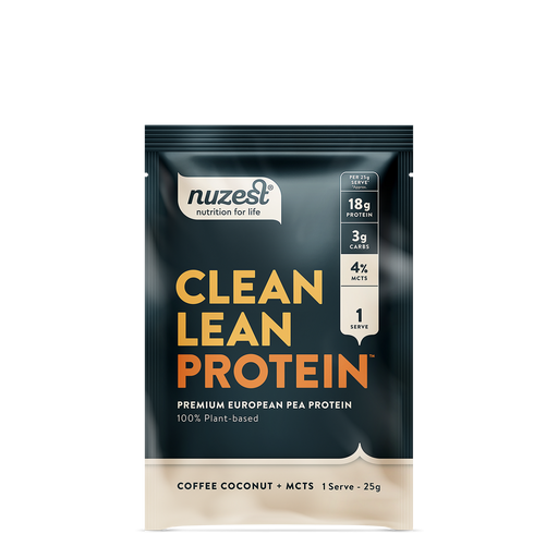 Nuzest Clean Lean Protein Coffee Coconut + MCTs 25g (SINGLE) - Dennis the Chemist