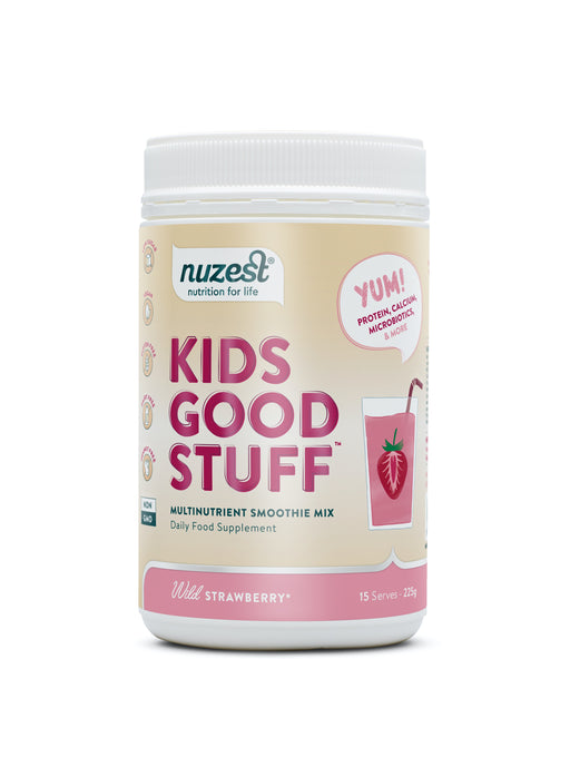 Nuzest Kids Good Stuff Wild Strawberry 225g - Dennis the Chemist