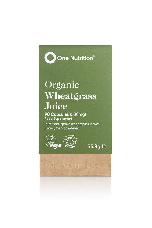 One Nutrition Organic Wheatgrass Juice 500mg 90's - Dennis the Chemist