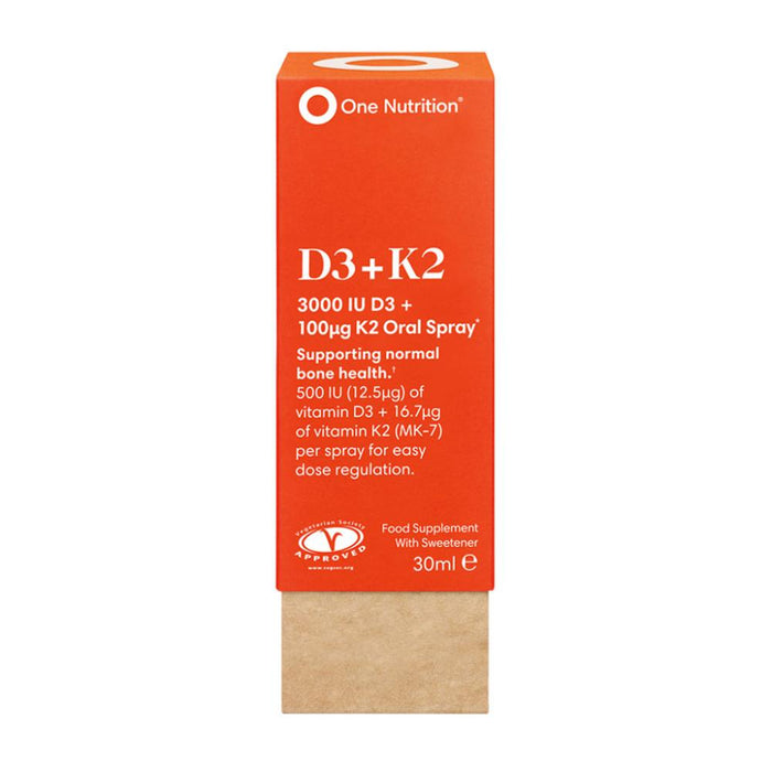 One Nutrition D3 + K2 Oral Spray 30ml - Dennis the Chemist