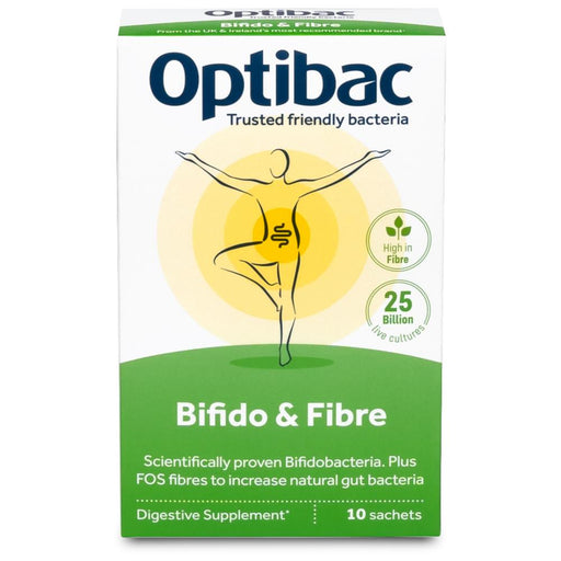 Optibac Bifido & Fibre 10 sachets - Dennis the Chemist