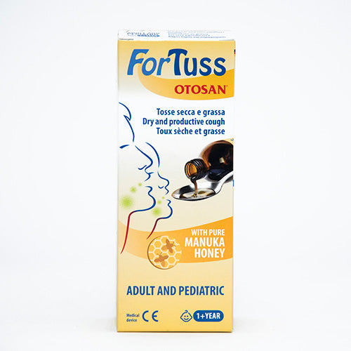 Otosan ForTuss Cough Syrup with Pure Manuka Honey 180g - Dennis the Chemist