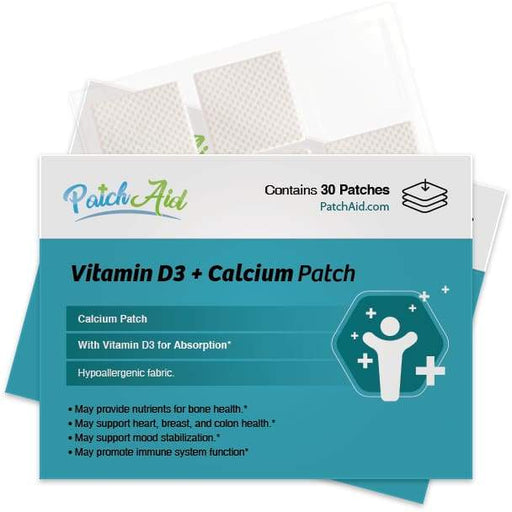 PatchAid Vitamin D3 + Calcium Patch 30's - Dennis the Chemist